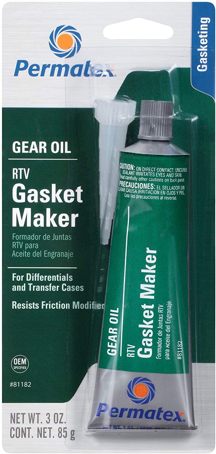 Permatex 81182 Gear Oil RTV Gasket Maker, 3 oz. (2)