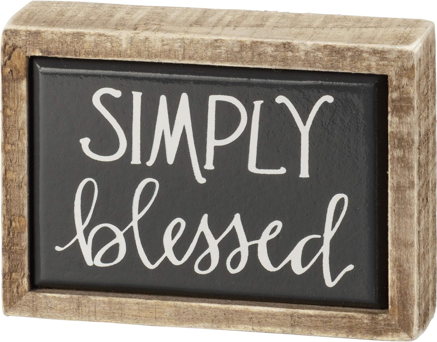Primitives by Kathy Simply Blessed Box Sign Mini