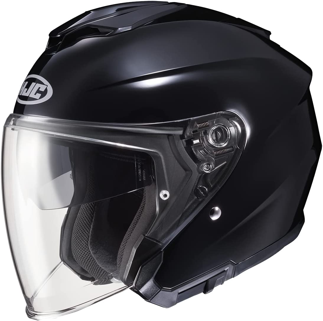 HJC i30 Men’s Street Motorcycle Helmet – Black / Medium