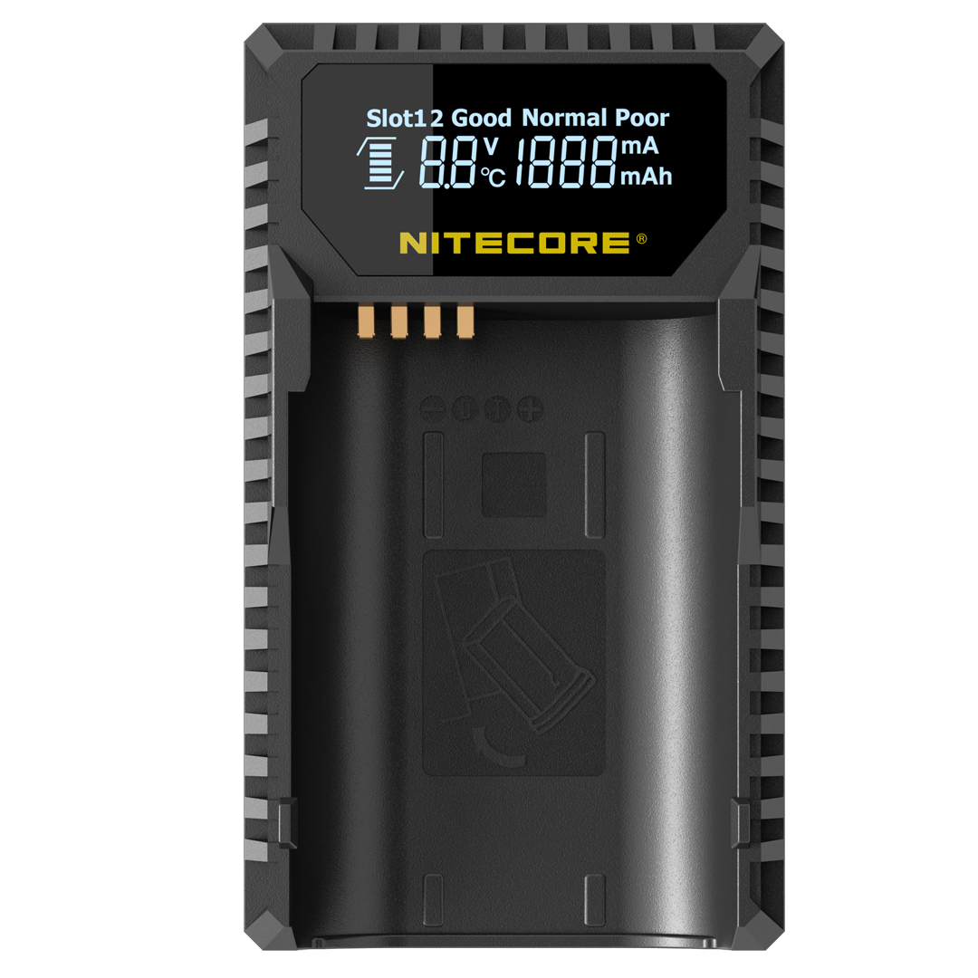 Nitecore ULSL Leica Digital USB Battery Charger for BP-SCL4 Camera Batteries
